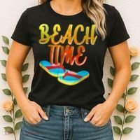 Summer Beach Time Women's T-Shirt thumb 2