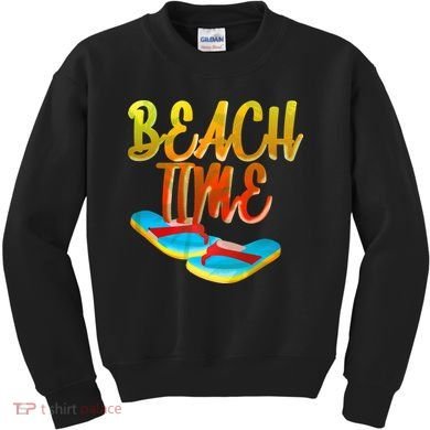 Summer Beach Time Kids Sweatshirt