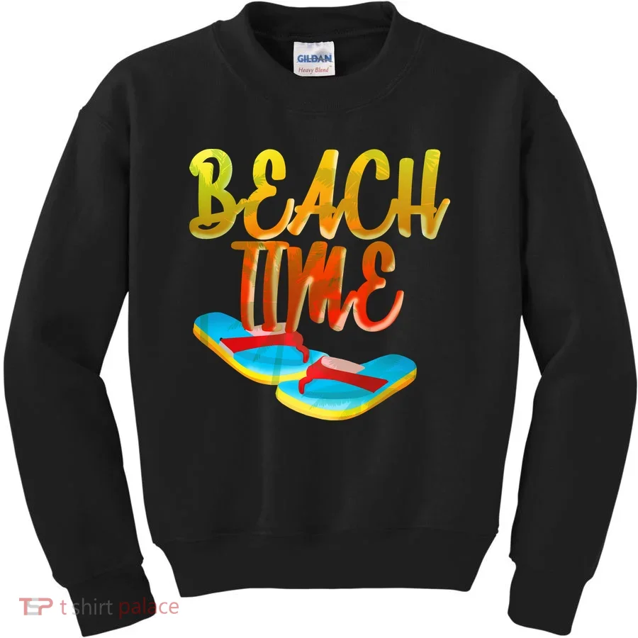 Summer Beach Time Kids Sweatshirt