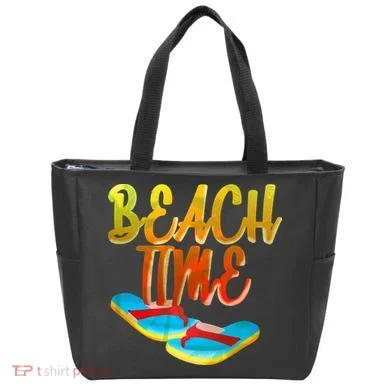 Summer Beach Time Tote Bag
