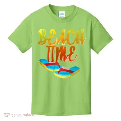 Summer Beach Time Kids T-Shirt