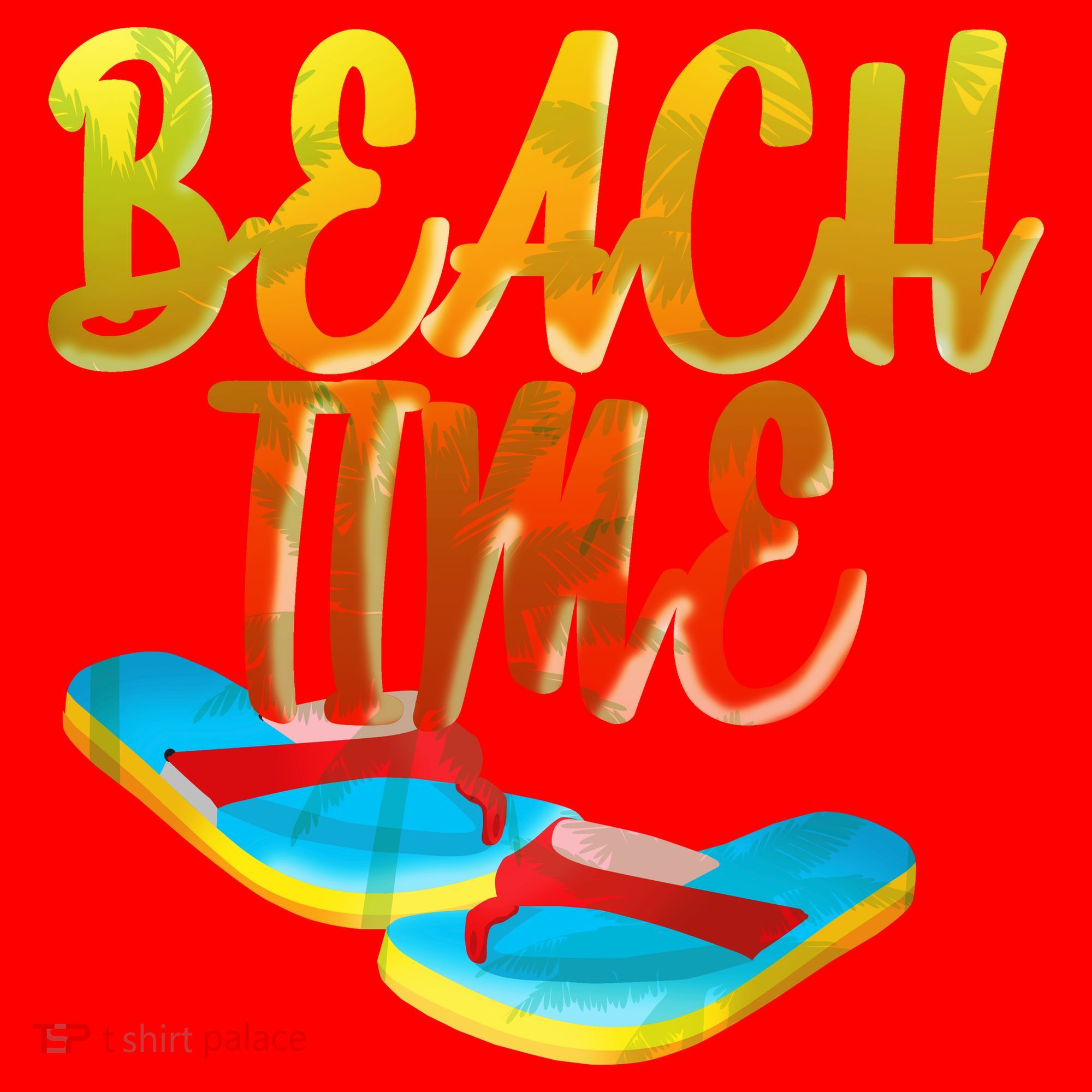 Summer Beach Time Santa Hat