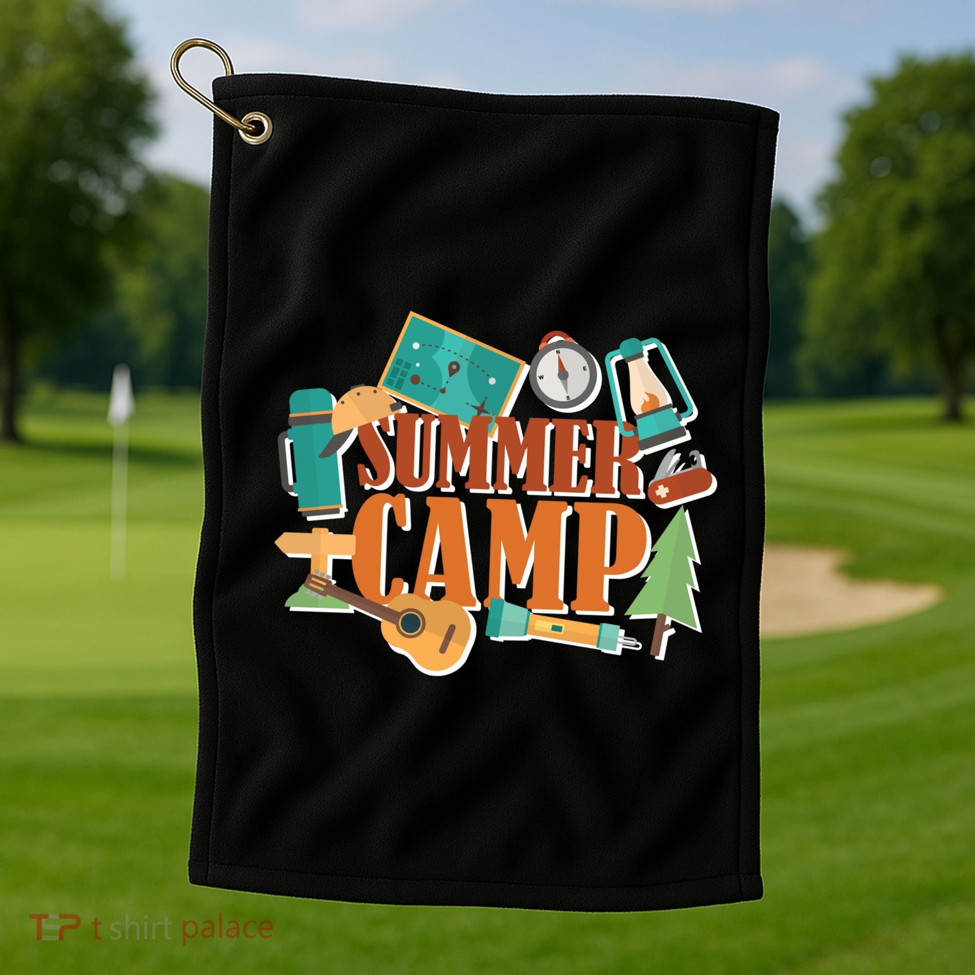 Summer Camp Golf Towel