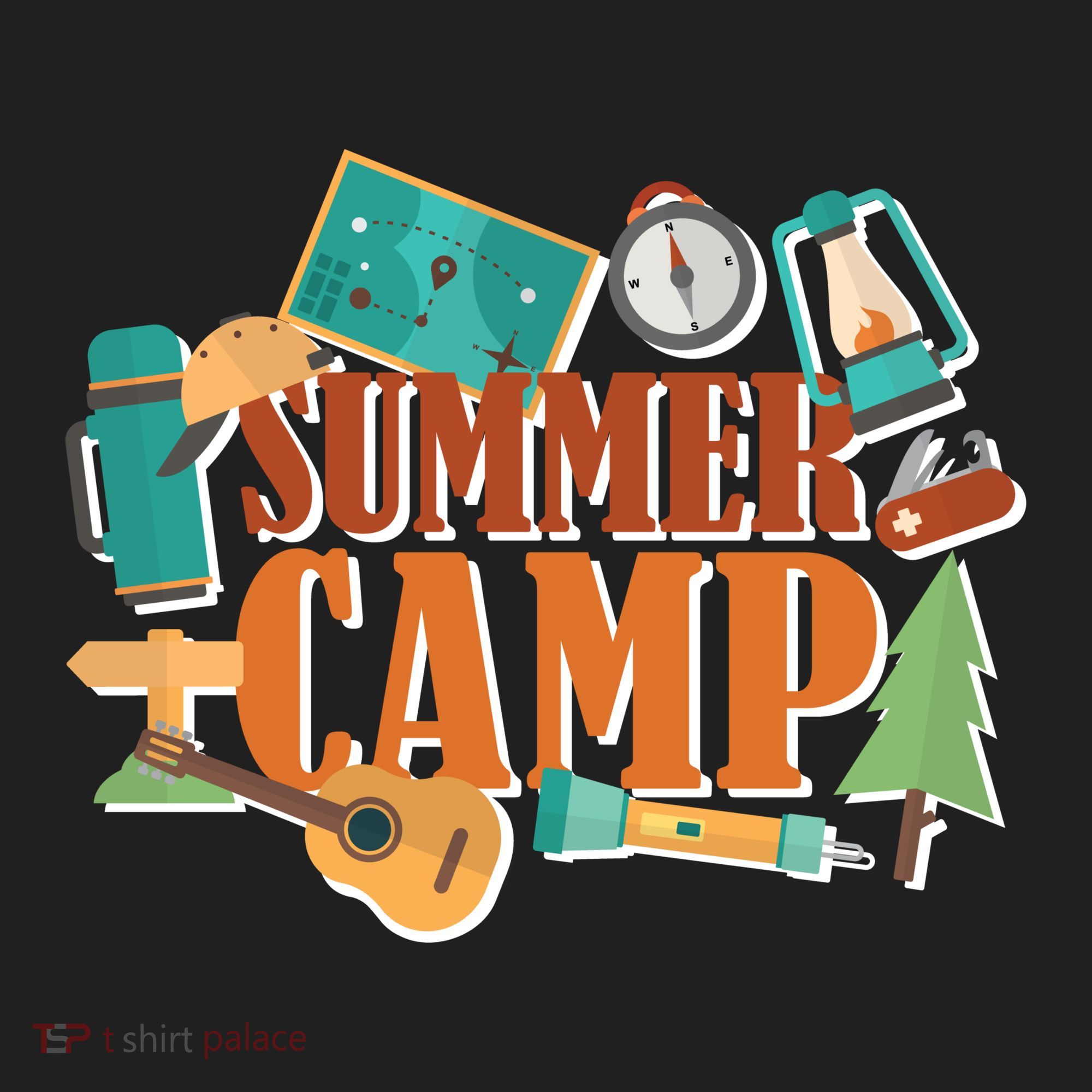 Summer Camp Golf Towel