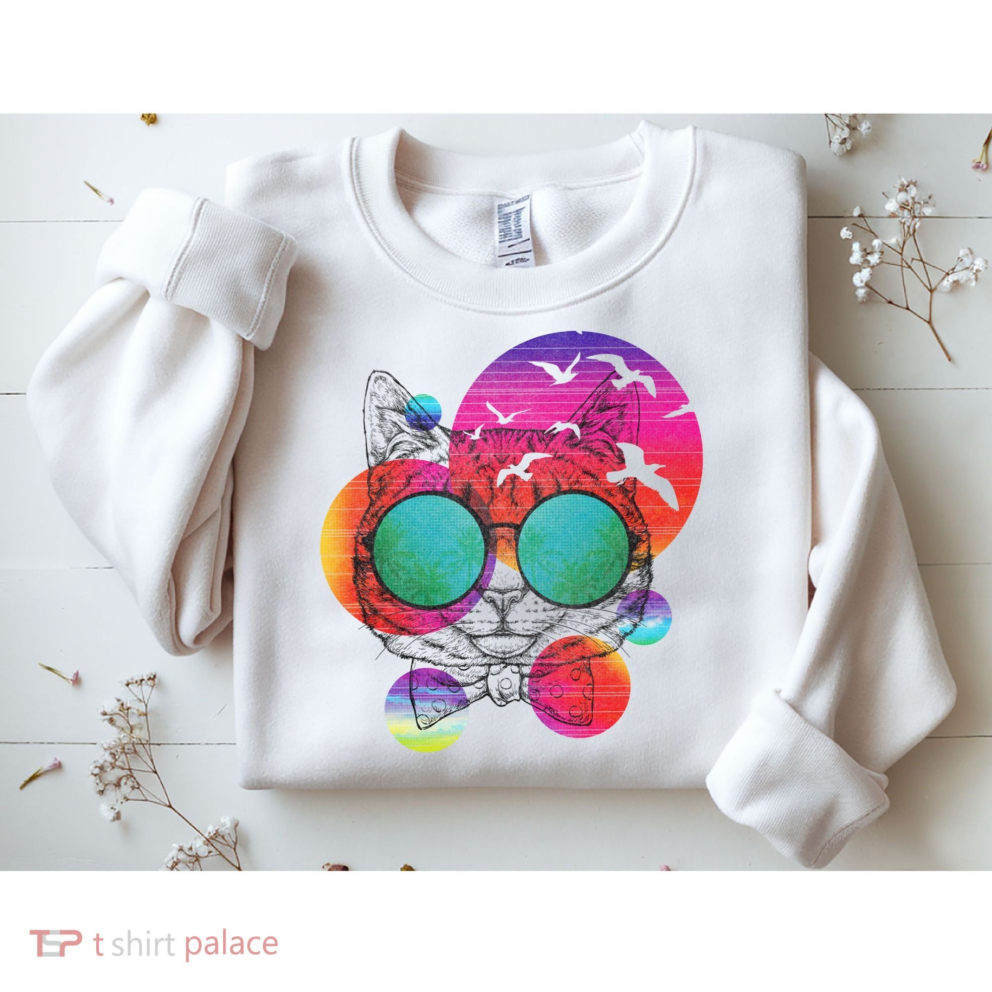 Summer Cat Sweatshirt