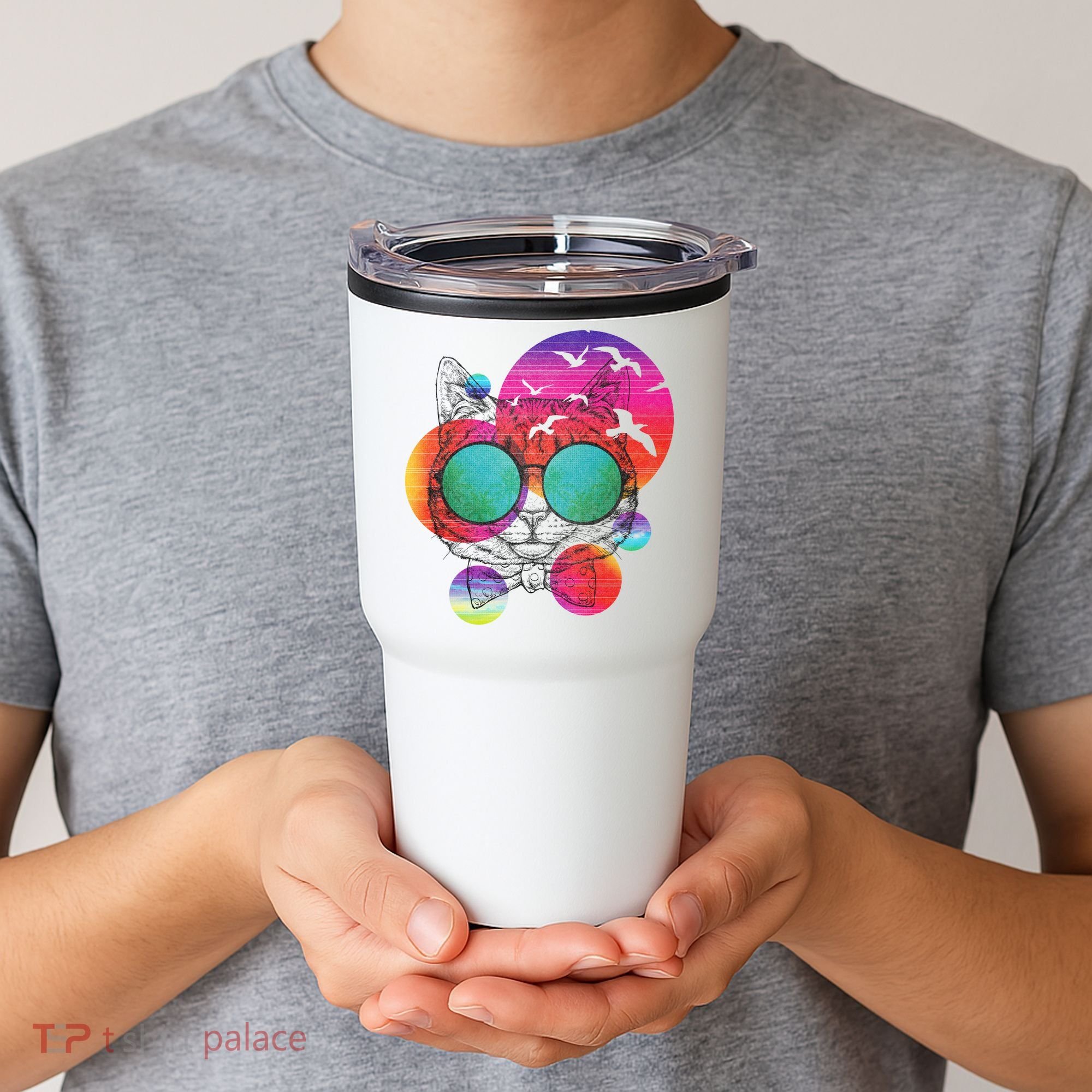 Summer Cat Tumbler