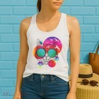 Summer Cat Women's Tank Top thumb 2
