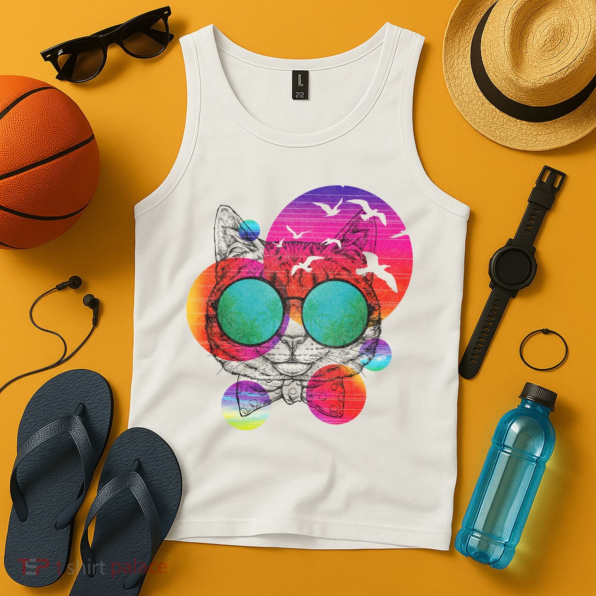 Summer Cat Tank Top