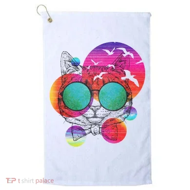 Summer Cat Golf Towel