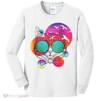 Summer Cat Kids Long Sleeve Shirt thumb 0
