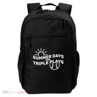 Summer Days And Triple Plays Backpack thumb 0