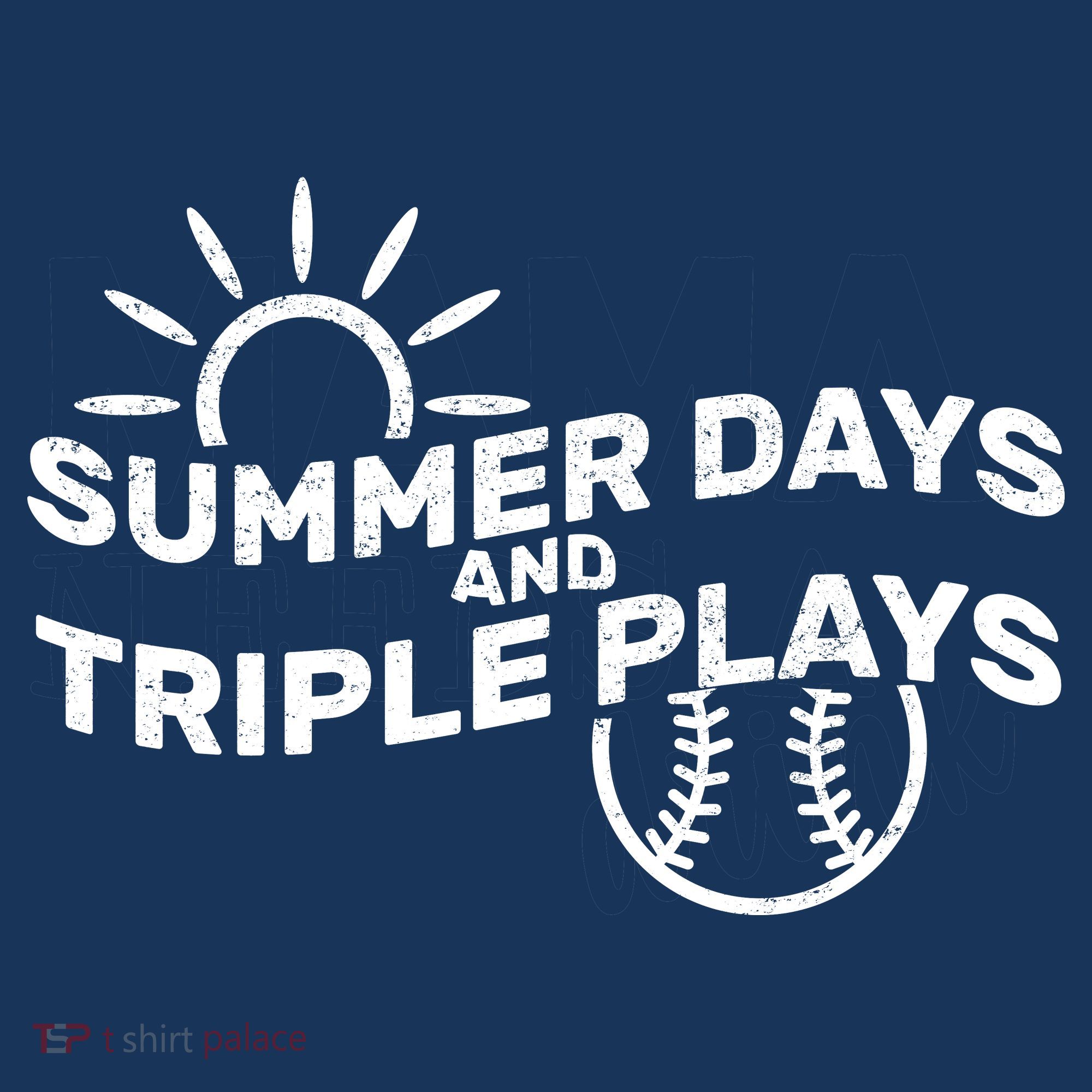 Summer Days And Triple Plays Women's Sweatshirt