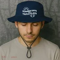 Summer Days And Triple Plays Bucket Hat thumb 2
