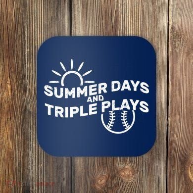 Summer Days And Triple Plays Coaster