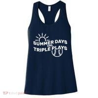 Summer Days And Triple Plays Women's Tank Top thumb 0