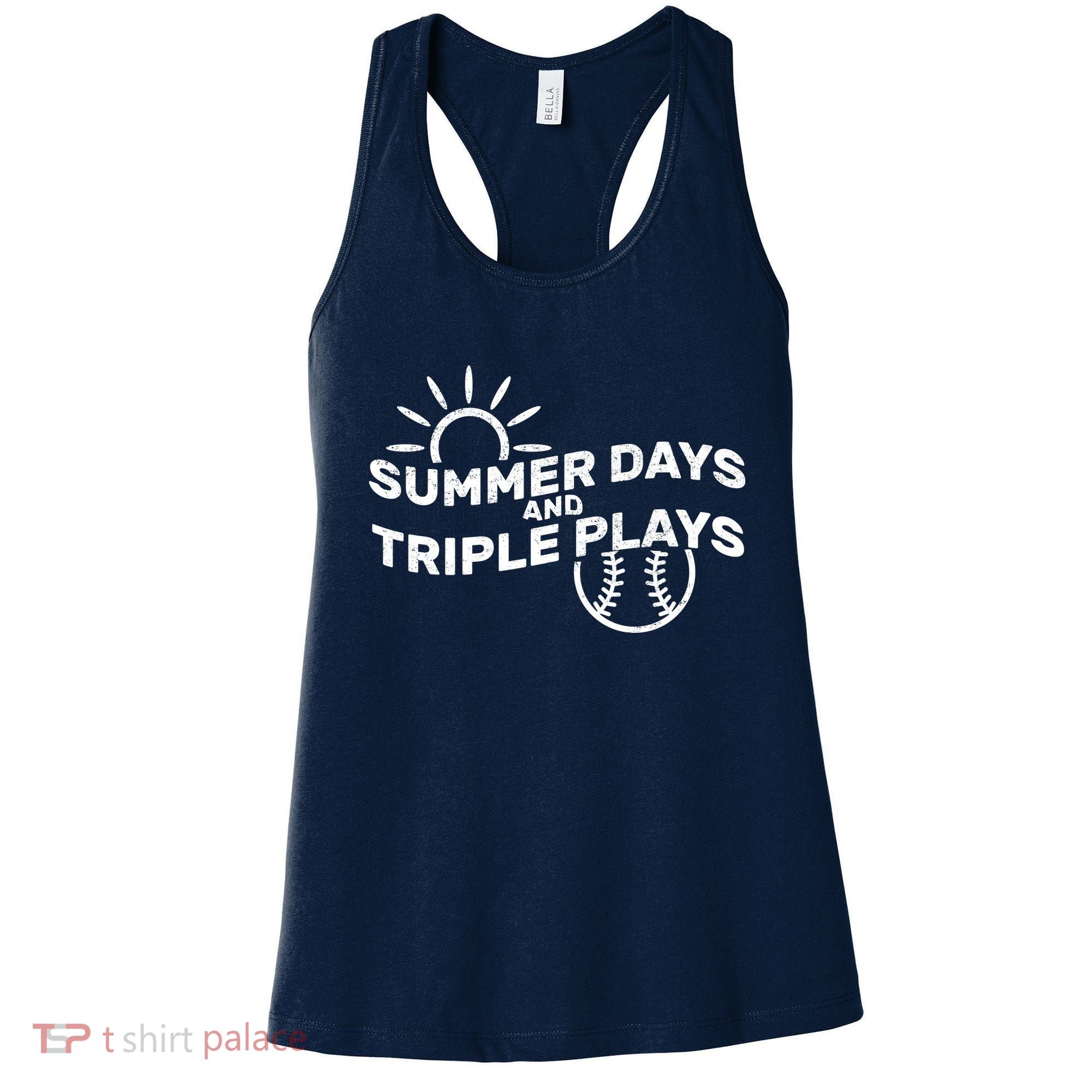 Summer Days And Triple Plays Women's Tank Top