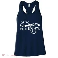 Summer Days And Triple Plays Women's Tank Top thumb 0