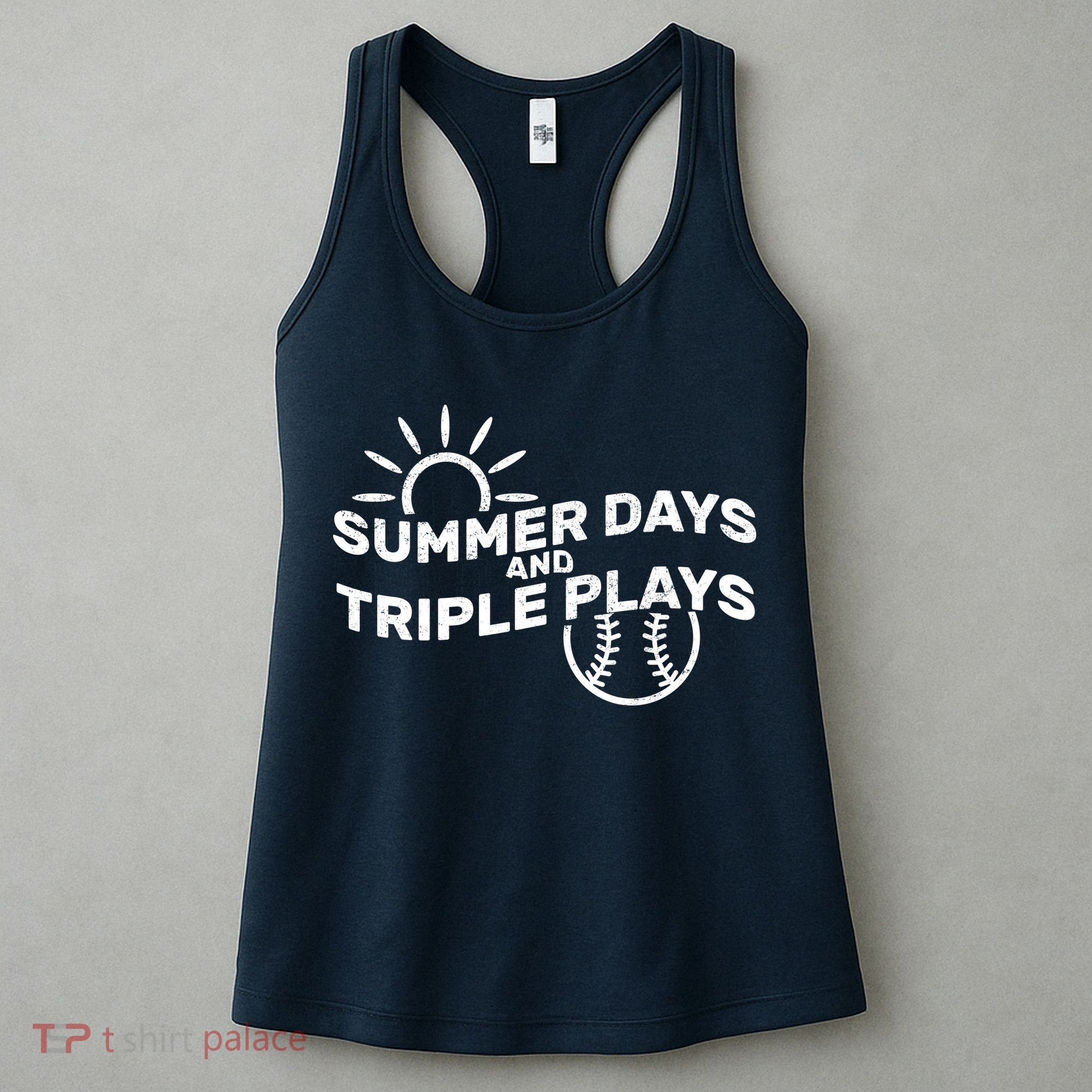 Summer Days And Triple Plays Women's Tank Top