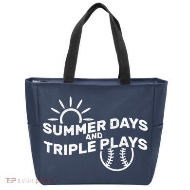 Summer Days And Triple Plays Tote Bag