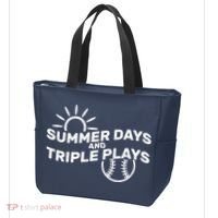 Summer Days And Triple Plays Tote Bag thumb 3