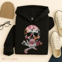 Summer Flower Skull Hoodie thumb 4
