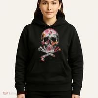 Summer Flower Skull Hoodie thumb 5