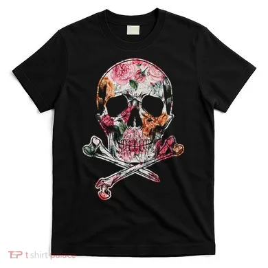 Summer Flower Skull T-Shirt