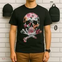 Summer Flower Skull T-Shirt thumb 6