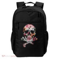 Summer Flower Skull Backpack thumb 0