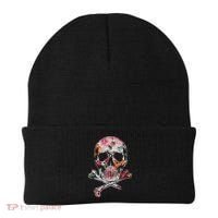 Summer Flower Skull Beanie thumb 0