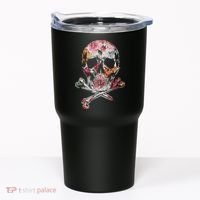 Summer Flower Skull Tumbler thumb 0