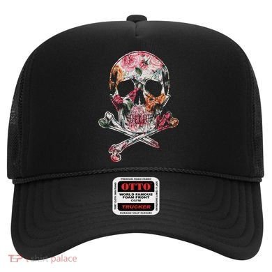 Summer Flower Skull Hat