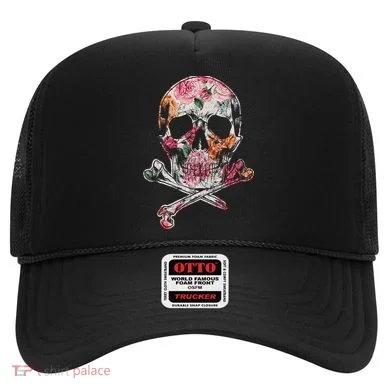Summer Flower Skull Hat