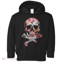 Summer Flower Skull Toddler Hoodie thumb 0
