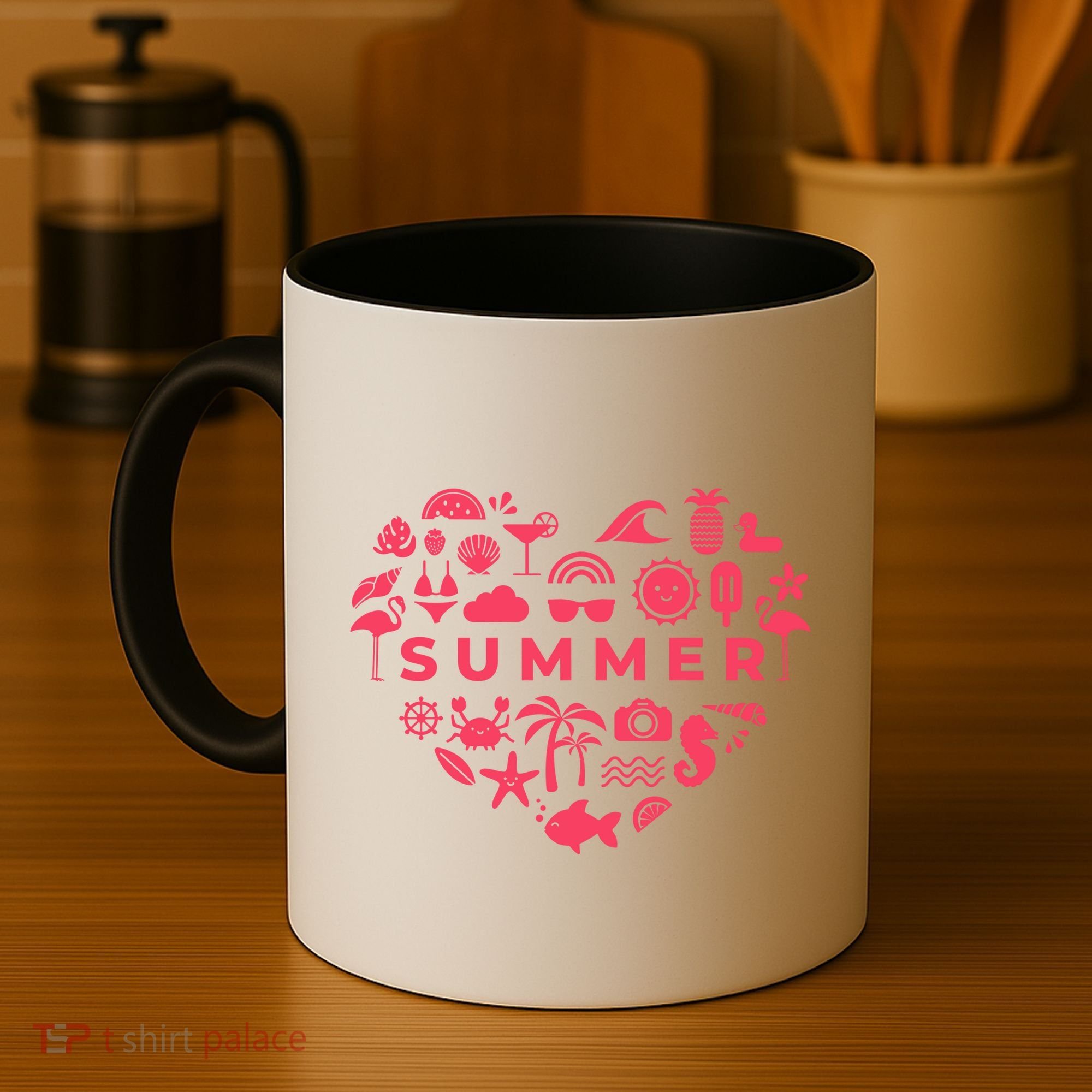 Summer Heart Coffee Mug