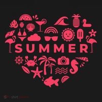 Summer Heart Ornament thumb 1