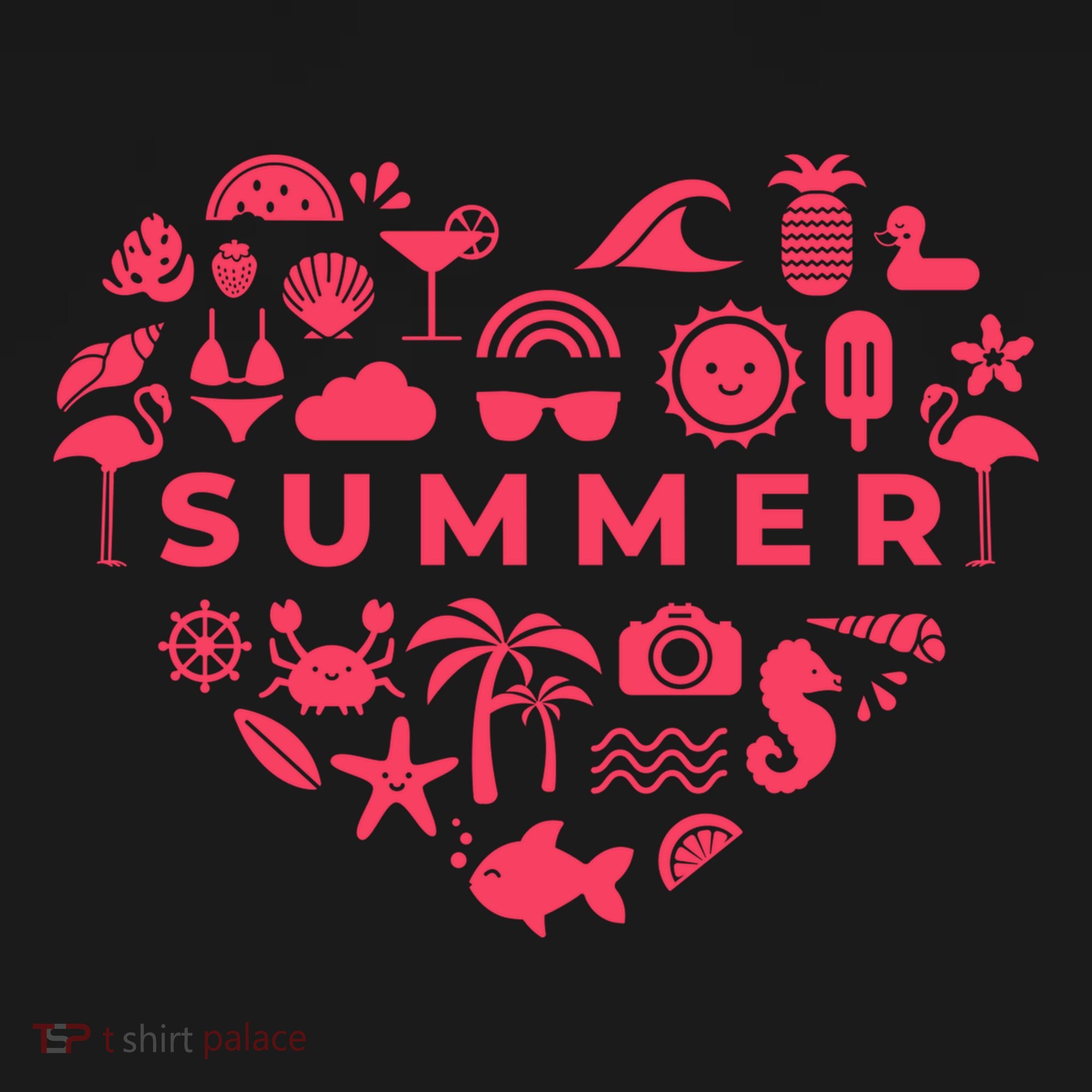 Summer Heart Ornament