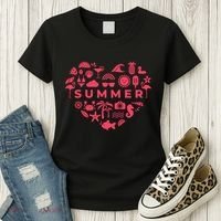 Summer Heart Women's T-Shirt thumb 3