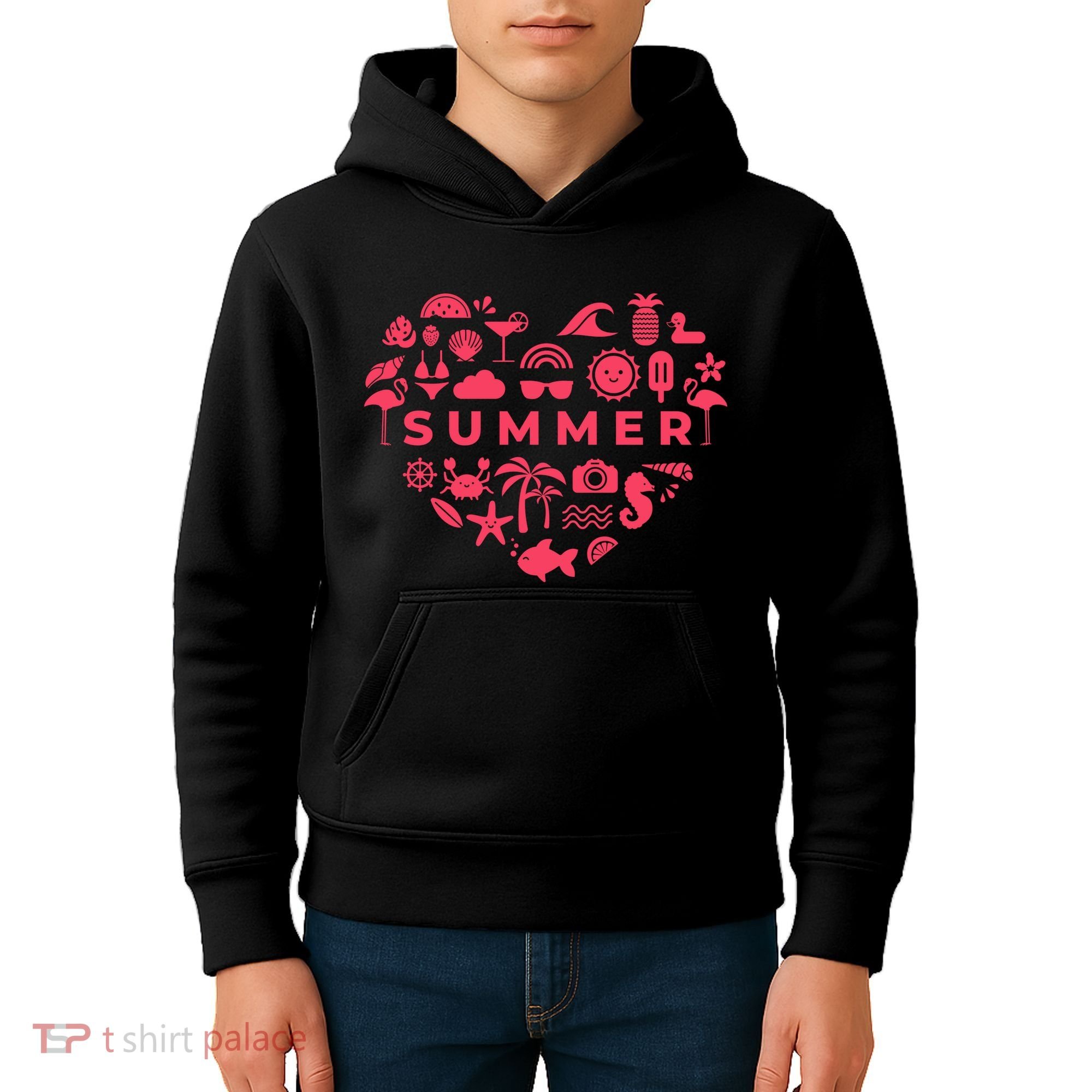 Summer Heart Kids Hoodie