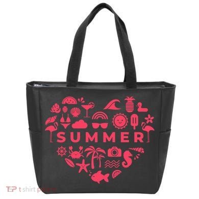 Summer Heart Tote Bag