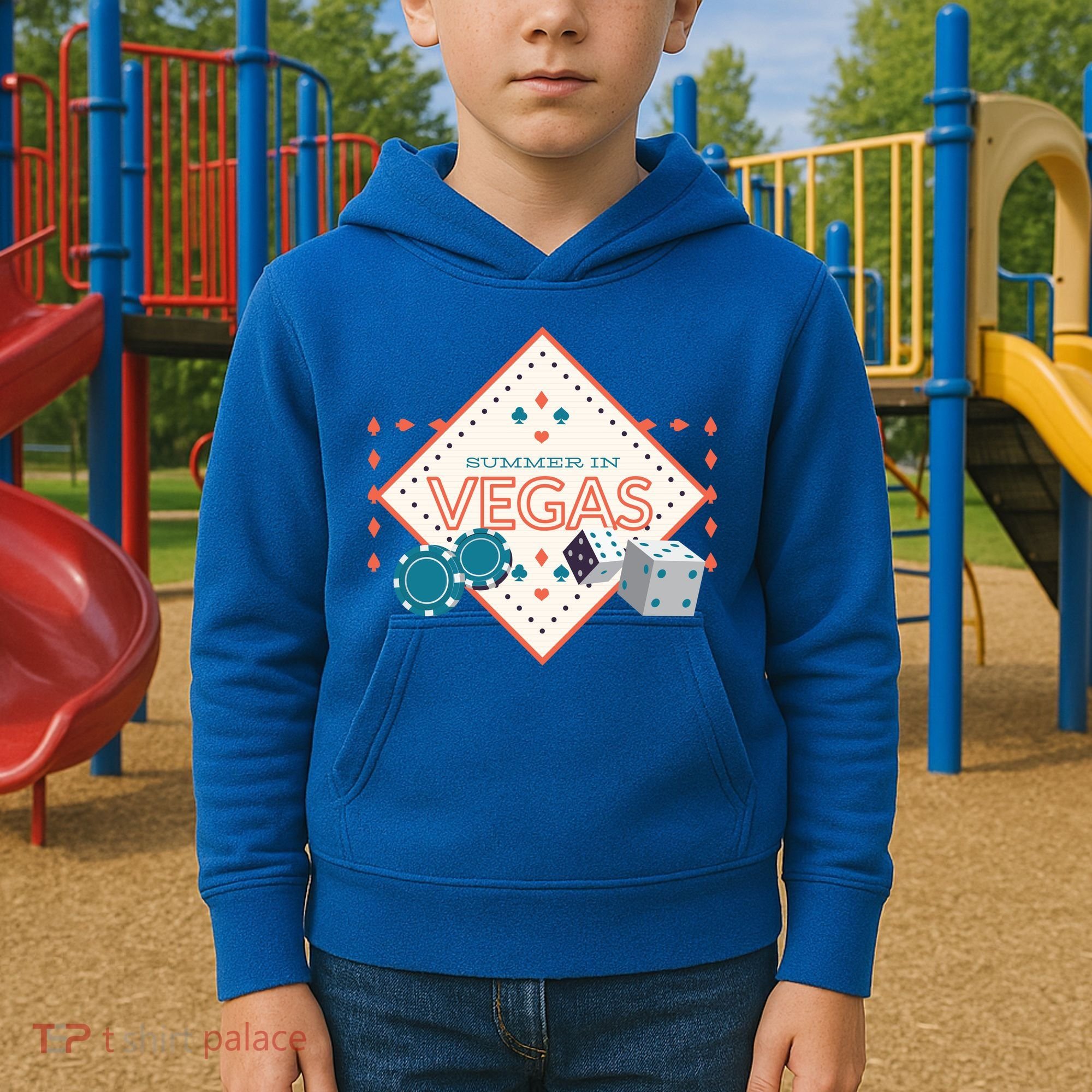 Summer In Vegas Kids Hoodie
