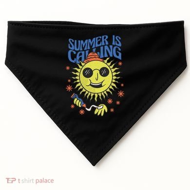 Summer Is Calling USA-Made Doggie Bandana