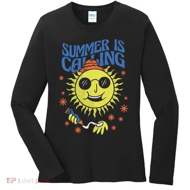 Summer Is Calling Women's Long Sleeve Shirt