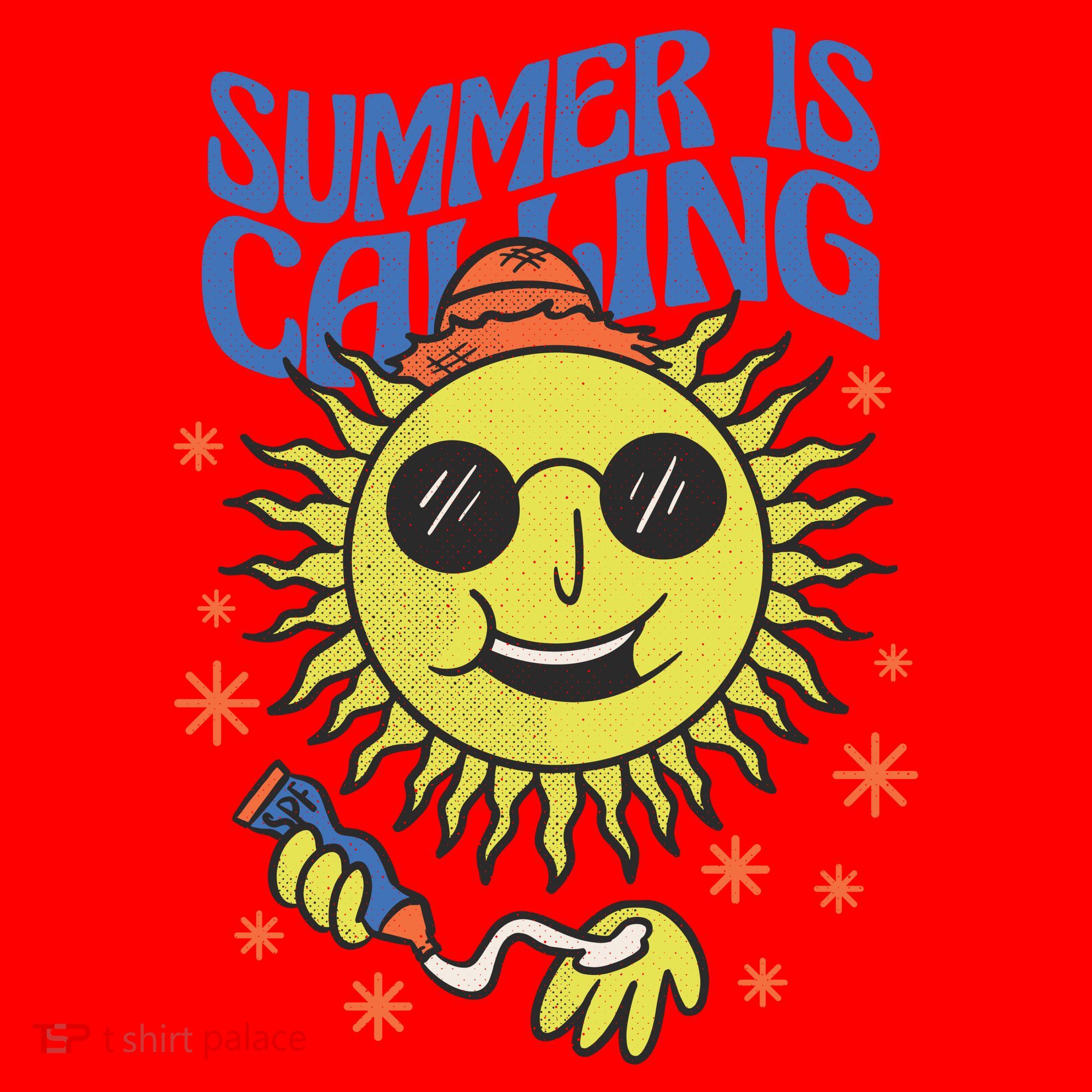 Summer Is Calling Santa Hat