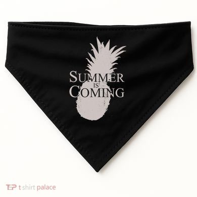 Summer Is Coming Pineapple USA-Made Doggie Bandana