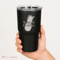 Summer Is Coming Pineapple Tumbler thumb 2