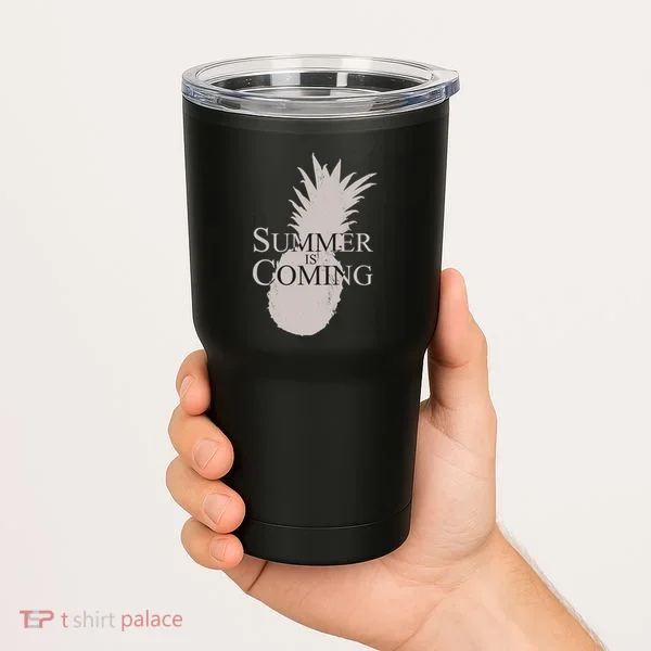Summer Is Coming Pineapple Tumbler
