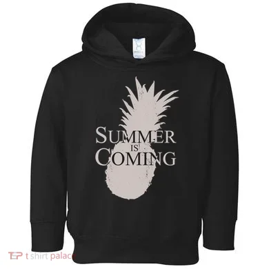 Summer Is Coming Pineapple Toddler Hoodie