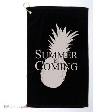 Summer Is Coming Pineapple Golf Towel