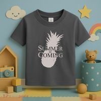 Summer Is Coming Pineapple Toddler T-Shirt thumb 3